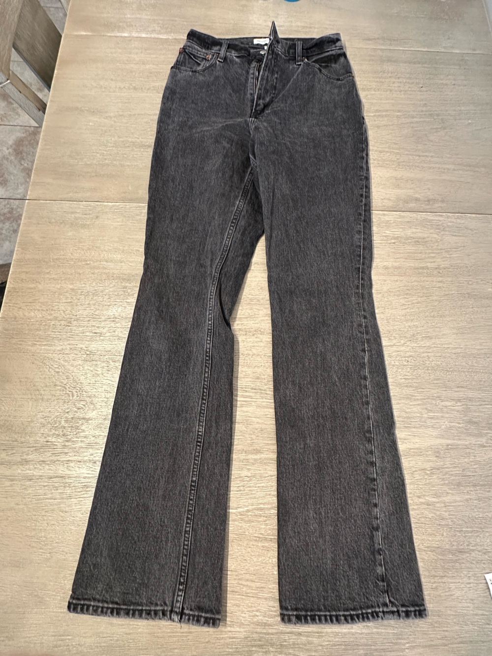 Abercrombie & fitch flare high rise jeans